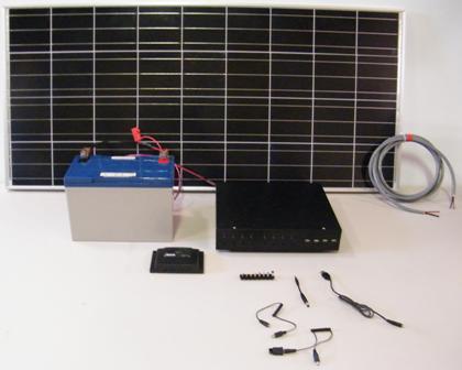 Solar charging business system 100